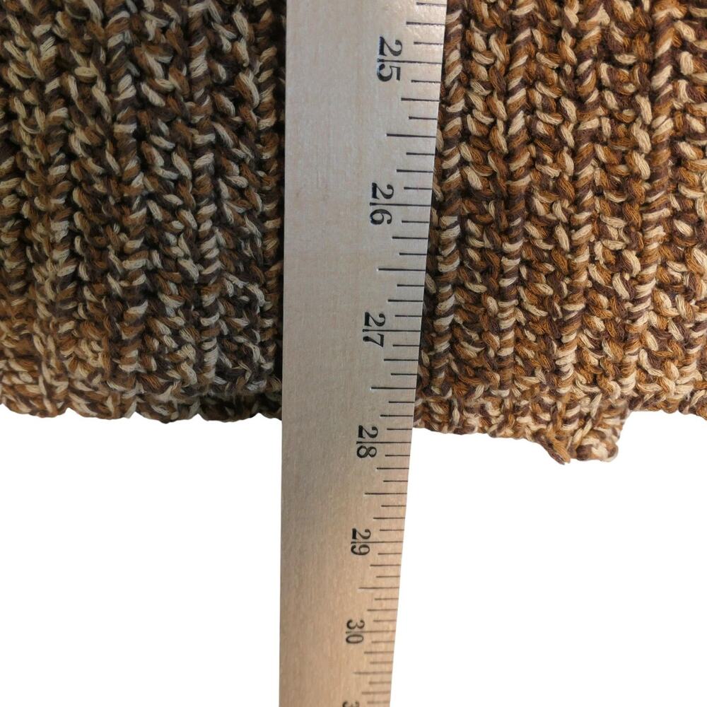 Lauren Ralph Lauren Sweater Womens XL Brown Marled Knit Boat Neck Pullover Boho - Picture 8 of 11